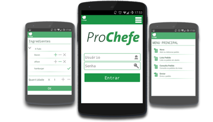 Ilustra��o da aplica��o mobile